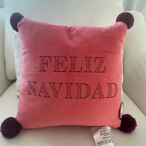 Feliz Navidad Pillow with tassels- BOGO!!! - Picture 5 of 6